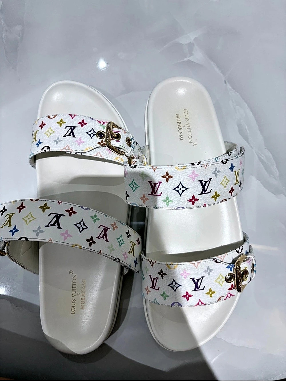 Louis Vuitton LV x TM LV Sunset Flat Comfort Sandal White